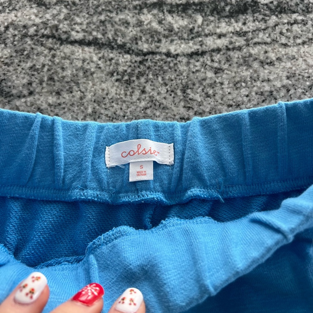 Colsie Blue Sweatshirt and Joggers Set - Picture 3 of 5